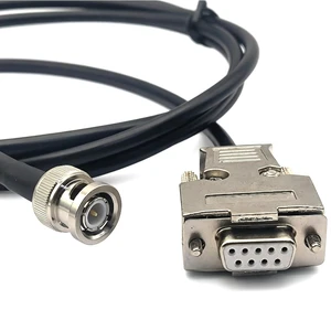 DB9 RS232 Female to BNC Male Specially Made Flexible Signal Cable, Serial Port DB9 to BNC Male Computer Video Cable 5Meter DB9 RS232 Female to BNC Male Specially Made Flexible Signal Cable, Serial Port DB9 to BNC Male Computer Video Cable 5Meter