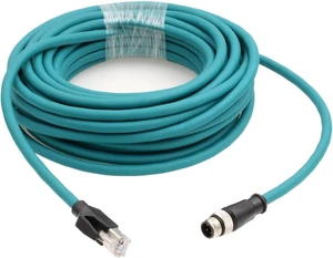 Ethernet M12 4 Pin D-Coding RJ45 CAT5e Cable, for Datalogic Omron Profinet Network LED Power Barcode Reader Sensor Industrial Machine 8m Ethernet M12 4 Pin D-Coding RJ45 CAT5e Cable, for Datalogic Omron Profinet Network LED Power Barcode Reader Sensor Industrial Machine 8m