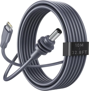 Starlink Mini Cable - USB C to DC Power Cable 16AWG USB Type-C Charging Cord for Star Link Mini with 65W PD for Reliable Indoor and Outdoor Waterproof (10M/32.8FT) Starlink Mini Cable - USB C to DC Power Cable 16AWG USB Type-C Charging Cord for Star Link Mini with 65W PD for Reliable Indoor and Outdoor Waterproof (10M/32.8FT)