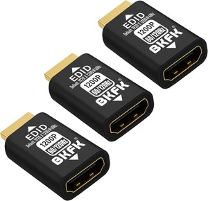 HDMI EDID Emulator, Passthrough Display Adapter, Default Resolution Dummy Plug, Headless Ghost for HDMI Switches, Extenders, AV Receivers, Video Splitters(1920X1200@60/120-HDR-3P) HDMI EDID Emulator, Passthrough Display Adapter, Default Resolution Dummy Plug, Headless Ghost for HDMI Switches, Extenders, AV Receivers, Video Splitters(1920X1200@60/120-HDR-3P)