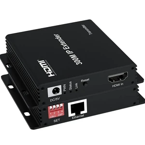 300M IP Extender,HDMI Extender Over IP RJ45 Cat6 Cable 1080P HDMI to Ethernet Network Extender Support One TX to Many RX via Network Switch (TX+RX) 300M IP Extender,HDMI Extender Over IP RJ45 Cat6 Cable 1080P HDMI to Ethernet Network Extender Support One TX to Many RX via Network Switch (TX+RX)