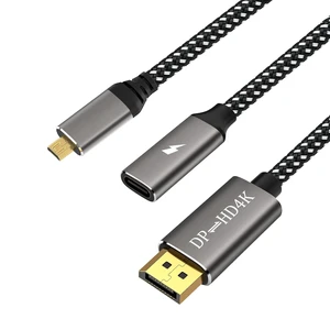 4K DisplayPort to Micro HDMI Cable 6.6 FT,Bidirectional, 4K@60Hz 2K@120Hz 4K DisplayPort to Micro HDMI Cable 6.6 FT,Bidirectional, 4K@60Hz 2K@120Hz