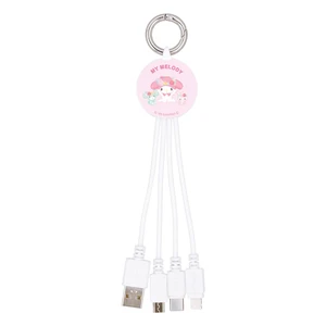 Gourmandise Sanrio Multi Charging Cable, My Melody SANG-297MM Gourmandise Sanrio Multi Charging Cable, My Melody SANG-297MM