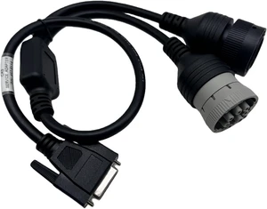 AXIOMPART Conection Cables for CAT ET4 Diagnostic Tool 457-6114 Heavy-Duty Diagnostic Y-Cable Adapter 9 * 14-Pin Round Connector AXIOMPART Conection Cables for CAT ET4 Diagnostic Tool 457-6114 Heavy-Duty Diagnostic Y-Cable Adapter 9 * 14-Pin Round Connector