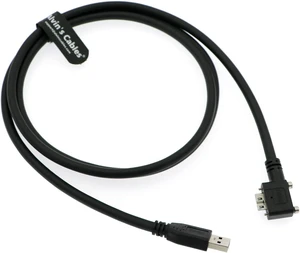 Alvin's Cables USB 3.0 Data-Cable USB-A to Micro-B Left Angle with Dual Locking-Screws High-Flex Cable Shielded-Cable for Industrial Camera Vision Camera 1.5M Alvin's Cables USB 3.0 Data-Cable USB-A to Micro-B Left Angle with Dual Locking-Screws High-Flex Cable Shielded-Cable for Industrial Camera Vision Camera 1.5M