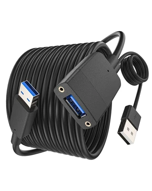 10Gbps Fiber Optic USB 3.2 USB-A Extension Cable 30ft 10Gbps Fiber Optic USB 3.2 USB-A Extension Cable 30ft