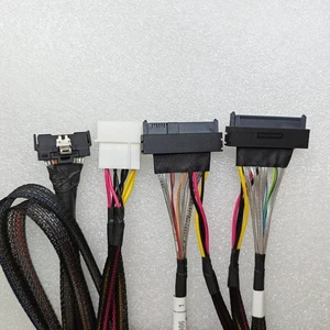 The 5.0 MCIO 8X to 2 * U.2 (SFF-8639) Large Data Cable is Designed to Split the MCIO 8X (Eight Channel) Connection into Two U.2 (SFP-8639) Power connectors with a Maximum of 4 pins The 5.0 MCIO 8X to 2 * U.2 (SFF-8639) Large Data Cable is Designed to Split the MCIO 8X (Eight Channel) Connection into Two U.2 (SFP-8639) Power connectors with a Maximum of 4 pins