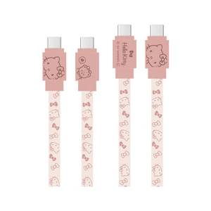 (Gourmandise) Gourmandies Sanrio Characters PD60W Compatible USB 2.0 Type-C Cable, Hello Kitty SANG-396KT (Gourmandise) Gourmandies Sanrio Characters PD60W Compatible USB 2.0 Type-C Cable, Hello Kitty SANG-396KT