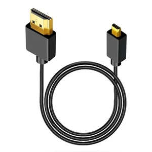 30cm-150cm High Speed Micro HDMI-Compatible Male to Male 4K 3D 1080P for Tablet Camcorder OD 3.2mm Ultra Thin Cable 30cm-150cm High Speed Micro HDMI-Compatible Male to Male 4K 3D 1080P for Tablet Camcorder OD 3.2mm Ultra Thin Cable
