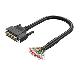 DB9 DB15 DB25 DB26 DB37/44 Single Head Terminal Wire with Numbered Tube DB 9/15/25/36/37/44/50/62Pin Serial Port Connector Cable(DB44-Male,5M) DB9 DB15 DB25 DB26 DB37/44 Single Head Terminal Wire with Numbered Tube DB 9/15/25/36/37/44/50/62Pin Serial Port Connector Cable(DB44-Male,5M)