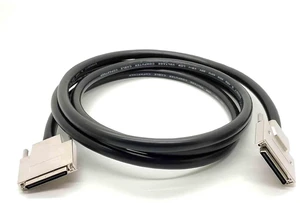 SCSI VHDCI 68 Pin Male to VHDCI 68 Pin Male Zinc Alloy Field Assembly Cable 2Meter SCSI VHDCI 68 Pin Male to VHDCI 68 Pin Male Zinc Alloy Field Assembly Cable 2Meter