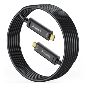 Fiber Optic USB C Cable 100ft, 10Gbps Active Optical Type C Fiber Optic USB C Cable 100ft, 10Gbps Active Optical Type C