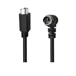 Mini DIN 6pin MDIN 6P PS/2 Keyboard Mouse Cable Cord 28 AWG Molded S-Video 6 Pin Male Female Cable 90 Degree Angle(3m,M-MW) Mini DIN 6pin MDIN 6P PS/2 Keyboard Mouse Cable Cord 28 AWG Molded S-Video 6 Pin Male Female Cable 90 Degree Angle(3m,M-MW)