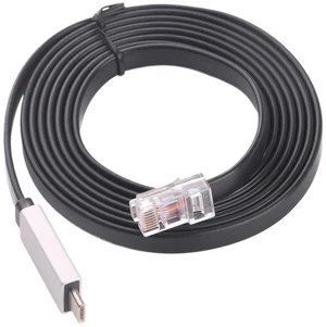 1pc USB Type-C to RJ45 Rollover Console Cable RS232 Serial Adapter for Routers Switches in Win 7 8 10 11 1pc USB Type-C to RJ45 Rollover Console Cable RS232 Serial Adapter for Routers Switches in Win 7 8 10 11