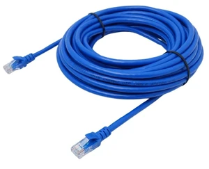 KC-12984AM CAT6 LAN Cable, 32.8 ft (10 m) (Blue) CAT6 LAN Cable, PoE Cameras and PCs, 1 Gbps, 1000 Base-T UTP, RJ45 Connector on Both Ends with Anti-Claw Cover, Gigabit Blue, Simple KC-12984AM CAT6 LAN Cable, 32.8 ft (10 m) (Blue) CAT6 LAN Cable, PoE Cameras and PCs, 1 Gbps, 1000 Base-T UTP, RJ45 Connector on Both Ends with Anti-Claw Cover, Gigabit Blue, Simple