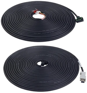 1 pcs 10m Motor and Encoder Cable with Connectors Kit for A6 Series 17-bit Servo Motor 1 pcs 10m Motor and Encoder Cable with Connectors Kit for A6 Series 17-bit Servo Motor