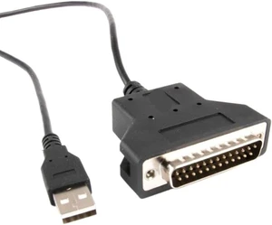 R9UA USB to DB25 25Pin Male Adapter Cable RS232 Cord for Printers 180CM R9UA USB to DB25 25Pin Male Adapter Cable RS232 Cord for Printers 180CM
