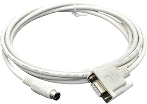 Serial Cable QC30R2 Suitable for Q Series PLC Programming Data Cable DB9 9pin Female Round DB 8 pin(QC30R2 White,5 metre) Serial Cable QC30R2 Suitable for Q Series PLC Programming Data Cable DB9 9pin Female Round DB 8 pin(QC30R2 White,5 metre)