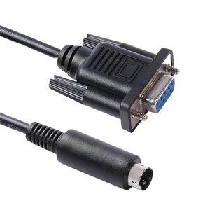 D-sub 9 Pin Female to Mini-DIN 8 Pin RS-232 Serial PC Link Cable Connecting Tripp-Lite SNMPWEBCARD to PC Compatible with 73-1025(3m) D-sub 9 Pin Female to Mini-DIN 8 Pin RS-232 Serial PC Link Cable Connecting Tripp-Lite SNMPWEBCARD to PC Compatible with 73-1025(3m)