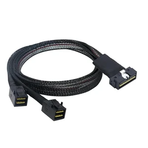 PCI-E Ultraport Slimline S/AS 4.0 LP Low Profile SFF-8654 8i 74Pin to M1ni S/AS HD SFF-8643 36Pin Server Connection Cord(0.8m) PCI-E Ultraport Slimline S/AS 4.0 LP Low Profile SFF-8654 8i 74Pin to M1ni S/AS HD SFF-8643 36Pin Server Connection Cord(0.8m)