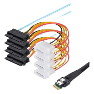 2025 PCI-E S/AS 4.0 SFF-8654 8i to 8X SATA Cord 4X M1ni S/AS 29Pin SFF-8482 Computer Server Array Disk Cord(1m,4X to 4-SAS) 2025 PCI-E S/AS 4.0 SFF-8654 8i to 8X SATA Cord 4X M1ni S/AS 29Pin SFF-8482 Computer Server Array Disk Cord(1m,4X to 4-SAS)