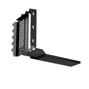 Vertical GPU Mounting Bracket Graphics Card Holder Kit with 20cm PCI-E 4.0 X16 -Interference Riser Cable 90 Degree(PCI-01-BK) Vertical GPU Mounting Bracket Graphics Card Holder Kit with 20cm PCI-E 4.0 X16 -Interference Riser Cable 90 Degree(PCI-01-BK)