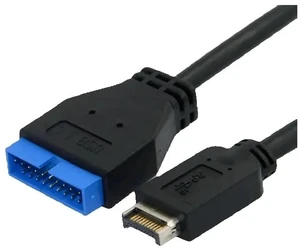 USB 3.1 Type-E Male to IDC 20P Male Adapter Cord 20Pin Extension Cord for Computer Motherboard 20cm USB 3.1 Type-E Male to IDC 20P Male Adapter Cord 20Pin Extension Cord for Computer Motherboard 20cm