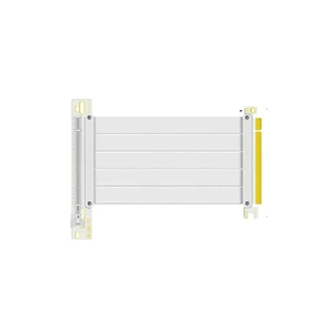 PCI-E 4.0 X16 Riser Cable Graphics Card Extension Cord 150mm/200mm Shielded Flexible 90° Mounting GPU Extension Cord(PCI-E 3.0,White-15cm) PCI-E 4.0 X16 Riser Cable Graphics Card Extension Cord 150mm/200mm Shielded Flexible 90° Mounting GPU Extension Cord(PCI-E 3.0,White-15cm)