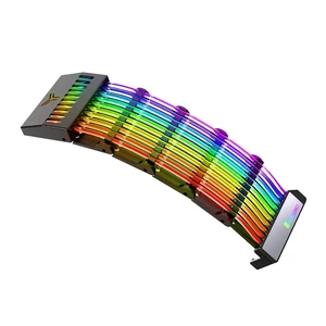 RGB Extension Power Supply Cable Neon Wire ATX RGB Cable Pc Hardware Computer Peripherals Argb Sync Gpu Light 24Pin Sleeved RGB Extension Power Supply Cable Neon Wire ATX RGB Cable Pc Hardware Computer Peripherals Argb Sync Gpu Light 24Pin Sleeved