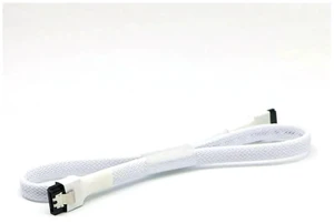 20pcs/Lot Red, Black, Blue, Green Sleeved SATA III 6Gbps 7Pin Straight to Straight Cable.(45cm,White-Sleeved) 20pcs/Lot Red, Black, Blue, Green Sleeved SATA III 6Gbps 7Pin Straight to Straight Cable.(45cm,White-Sleeved)