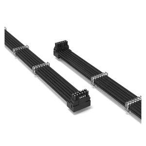 Black 600W 12VHPWR Male to Female Extension Cable 16Pin Comb for RTX4080 4090Ti 5.0 12+4Pin 16Pin PCIE 5.0 Adapter Cable(Black Outside) Black 600W 12VHPWR Male to Female Extension Cable 16Pin Comb for RTX4080 4090Ti 5.0 12+4Pin 16Pin PCIE 5.0 Adapter Cable(Black Outside)