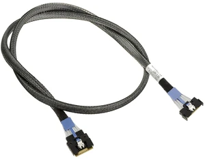 Kalea-INFORMATIQUE Cable MCIO 8i 74 Pin PCIe 5.0 to Slim SAS SFF-8654 8i 74 Pin PCIe 4.0 Length 1m Kalea-INFORMATIQUE Cable MCIO 8i 74 Pin PCIe 5.0 to Slim SAS SFF-8654 8i 74 Pin PCIe 4.0 Length 1m