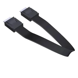 PCI-E 4.0 X4 SFF-8611 Male to Male Oculink Wire FFC Extension Cable External GPU Dock Video Card Server SFF 8611 OCuLink 25/50cm(25cm,F9912) PCI-E 4.0 X4 SFF-8611 Male to Male Oculink Wire FFC Extension Cable External GPU Dock Video Card Server SFF 8611 OCuLink 25/50cm(25cm,F9912)