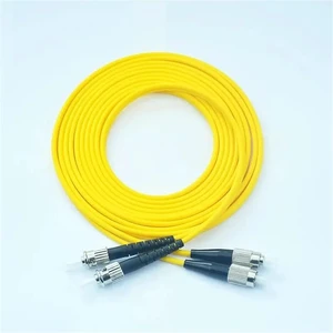 Fiber Optic Patch Cable - Singlemode Duplex 2mm/3mm(10m-2.0,ST-FC) Fiber Optic Patch Cable - Singlemode Duplex 2mm/3mm(10m-2.0,ST-FC)