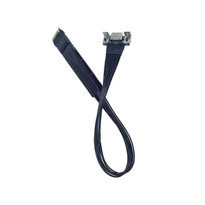 Extension Cable M.2 to Oculink 4i for M.2 Mkey NVME to SFF8611 PCIe 4.0 X4 Gen4 Silver Plated Cable Only for DOCK-OC5/DOCK-CO6(20cm) Extension Cable M.2 to Oculink 4i for M.2 Mkey NVME to SFF8611 PCIe 4.0 X4 Gen4 Silver Plated Cable Only for DOCK-OC5/DOCK-CO6(20cm)