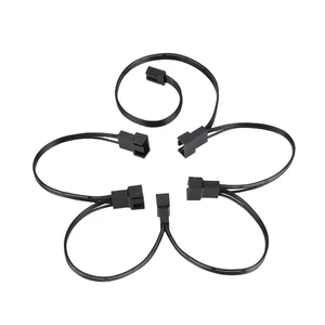 Portable Fan PWM Splitter Female to Male Power Multi Splitter p/;vc Insulation Material Extension Cable Connector for PC Case Fan(3pcs,5 Ways) Portable Fan PWM Splitter Female to Male Power Multi Splitter p/;vc Insulation Material Extension Cable Connector for PC Case Fan(3pcs,5 Ways)