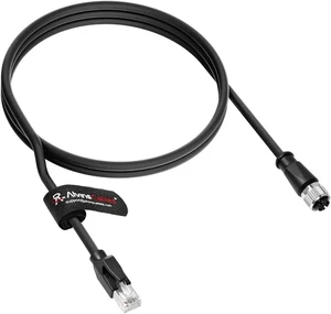 Cables M12 X-Code 8 Pin Female to RJ45 Ethernet Cable Cat6a Cables M12 X-Code 8 Pin Female to RJ45 Ethernet Cable Cat6a