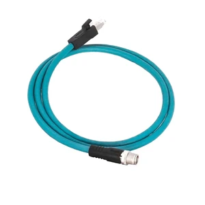 M12 to RJ45 Industrial Ethernet Cable, 8X Code Male to RJ45 Adapter Cat-6a CAT6a Cable Shielded Cable Assembly Flexible 3.3Ft/1M M12 to RJ45 Industrial Ethernet Cable, 8X Code Male to RJ45 Adapter Cat-6a CAT6a Cable Shielded Cable Assembly Flexible 3.3Ft/1M