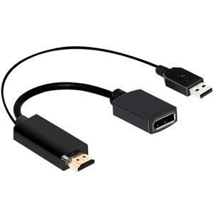 4K 60Hz HDMI-Compatible to Displayport Adapter Cable 1080P 120Hz DP Converter Male HD2.0 to Displayport for PC TV 4K 60Hz HDMI-Compatible to Displayport Adapter Cable 1080P 120Hz DP Converter Male HD2.0 to Displayport for PC TV