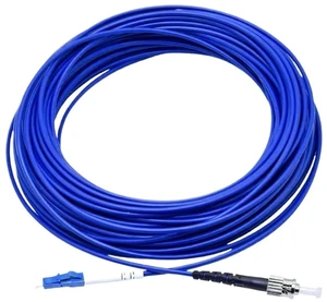 1-500M Armored Optical Patchcord Waterproof LC SC FC ST SM Single Core Blue Indoor Outdoor Fiber Optic Jumper(15m 3pcs,LC-ST) 1-500M Armored Optical Patchcord Waterproof LC SC FC ST SM Single Core Blue Indoor Outdoor Fiber Optic Jumper(15m 3pcs,LC-ST)