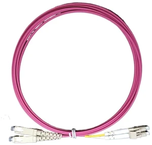 OM4 Patch Cord 1-100M LC-LC Duplex 10 Gigabit multimode DX SC FC ST Dual core MM Optical Fiber Extension Cable sc-lc FTTH Jumper(5m,LC-SC) OM4 Patch Cord 1-100M LC-LC Duplex 10 Gigabit multimode DX SC FC ST Dual core MM Optical Fiber Extension Cable sc-lc FTTH Jumper(5m,LC-SC)