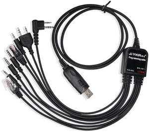 Fit for BAOFENG TYT walkie talkie USB frequency writing line data cable 8 in 1 Fit for BAOFENG TYT walkie talkie USB frequency writing line data cable 8 in 1