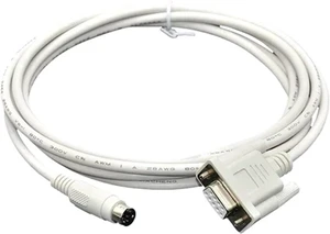 Serial Cable QC30R2 Suitable for Q Series Programming Data Cable DB9 9pin Female Round DB 8 pin(QC30R2 White,3meter) Serial Cable QC30R2 Suitable for Q Series Programming Data Cable DB9 9pin Female Round DB 8 pin(QC30R2 White,3meter)