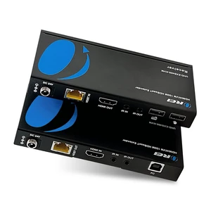 OREI 4K KVM HDMI Extender Over LA HDBaseT PoC Single CAT5e/CAT6A/CAT7 Cable 4K @ 60Hz - Up to 400 Ft 4:4:4 - Remote Keyboard Mouse USB Control OREI 4K KVM HDMI Extender Over LA HDBaseT PoC Single CAT5e/CAT6A/CAT7 Cable 4K @ 60Hz - Up to 400 Ft 4:4:4 - Remote Keyboard Mouse USB Control