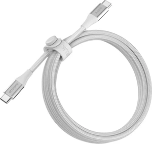OtterBox 240W USB-C 6ft Extended Power Fast Charging Cable, White - Braided Design with Flexible Silicone Core, Cable Organizing Loop, USB-C to USB-C Charging Cable for Phones, Laptops, and Tablets OtterBox 240W USB-C 6ft Extended Power Fast Charging Cable, White - Braided Design with Flexible Silicone Core, Cable Organizing Loop, USB-C to USB-C Charging Cable for Phones, Laptops, and Tablets