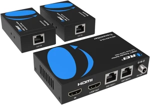 Orei 1X2 HDMI Extender Splitter Over Single CAT6/7 Cable Uncompressed 1080P with IR Remote EDID - Up to 132 Ft - Loop Out - Low Latency - 1 Input 2 Output, HD12-EX132-K-UPG Orei 1X2 HDMI Extender Splitter Over Single CAT6/7 Cable Uncompressed 1080P with IR Remote EDID - Up to 132 Ft - Loop Out - Low Latency - 1 Input 2 Output, HD12-EX132-K-UPG