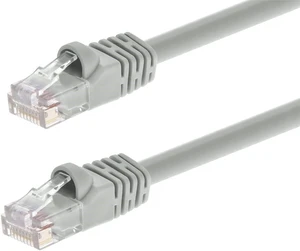 Monoprice Cat5e Ethernet Patch Cable - Network Internet Cord - RJ45, Stranded, 350Mhz, UTP, Pure Bare Copper Wire, 24AWG, 100ft, Gray Monoprice Cat5e Ethernet Patch Cable - Network Internet Cord - RJ45, Stranded, 350Mhz, UTP, Pure Bare Copper Wire, 24AWG, 100ft, Gray