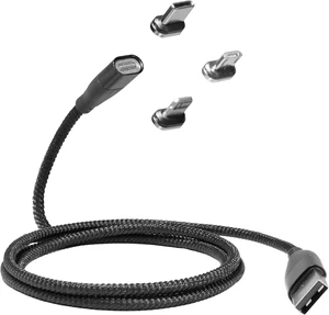 BoxWave Cable Compatible with Garmin DriveSmart 86 - MagnetoSnap PD AllCharge Cable (100W), Magnet PD 100W Charging Cable USB Type-C Micro USB - Jet Black BoxWave Cable Compatible with Garmin DriveSmart 86 - MagnetoSnap PD AllCharge Cable (100W), Magnet PD 100W Charging Cable USB Type-C Micro USB - Jet Black