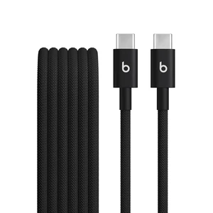 Beats USB-C to USB-C Woven Cable Fast Charging Durable/Tangle-Free Compatible Charger for Apple & Android Devices (1.5 m) - Bolt Black (Pack of 10) Beats USB-C to USB-C Woven Cable Fast Charging Durable/Tangle-Free Compatible Charger for Apple & Android Devices (1.5 m) - Bolt Black (Pack of 10)