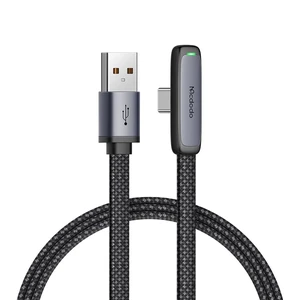 mcdodo 6FT USB to USB C Cable 90 Degree Right Angle USB to Type-C Charging Cable with LED Indicator Light Compatible with iPhone 17 16 Series, Galaxy S23/S22+Ultra, iPad, MacBook and More mcdodo 6FT USB to USB C Cable 90 Degree Right Angle USB to Type-C Charging Cable with LED Indicator Light Compatible with iPhone 17 16 Series, Galaxy S23/S22+Ultra, iPad, MacBook and More
